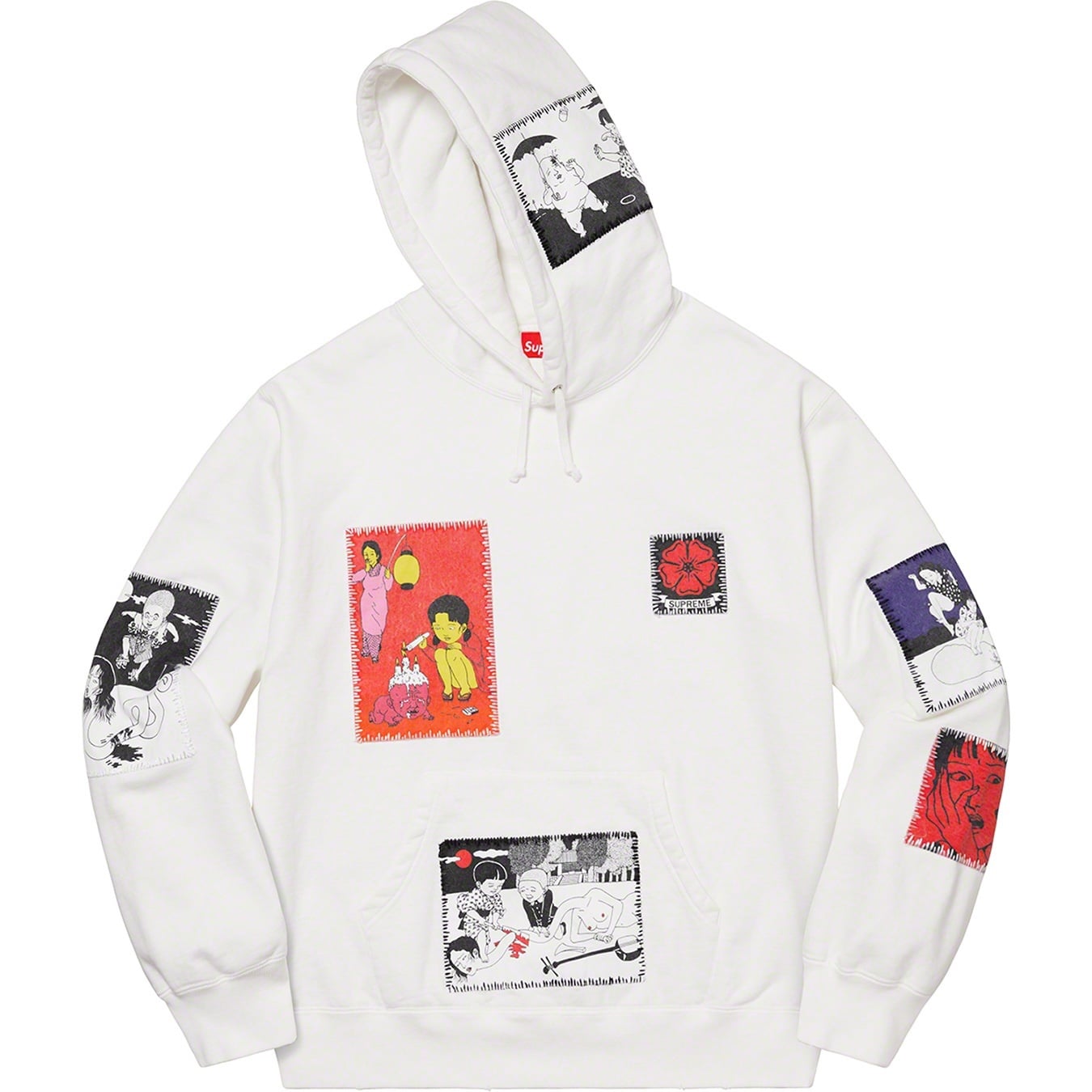 Toshio Saeki/Supreme Hooded Sweatshirt view 19